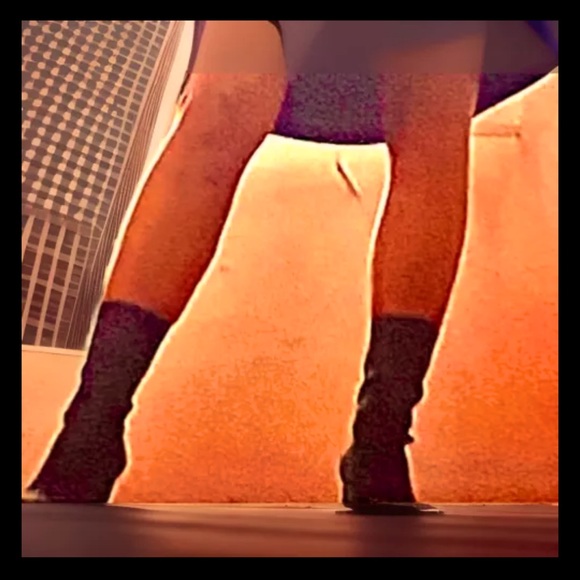 🎥EGO🎥STARLIGHT-E PATIN LEATHER STRETCH STILETTO JEWEL TOE SIDE ZIP ANKLE BOOTS - Picture 13 of 13